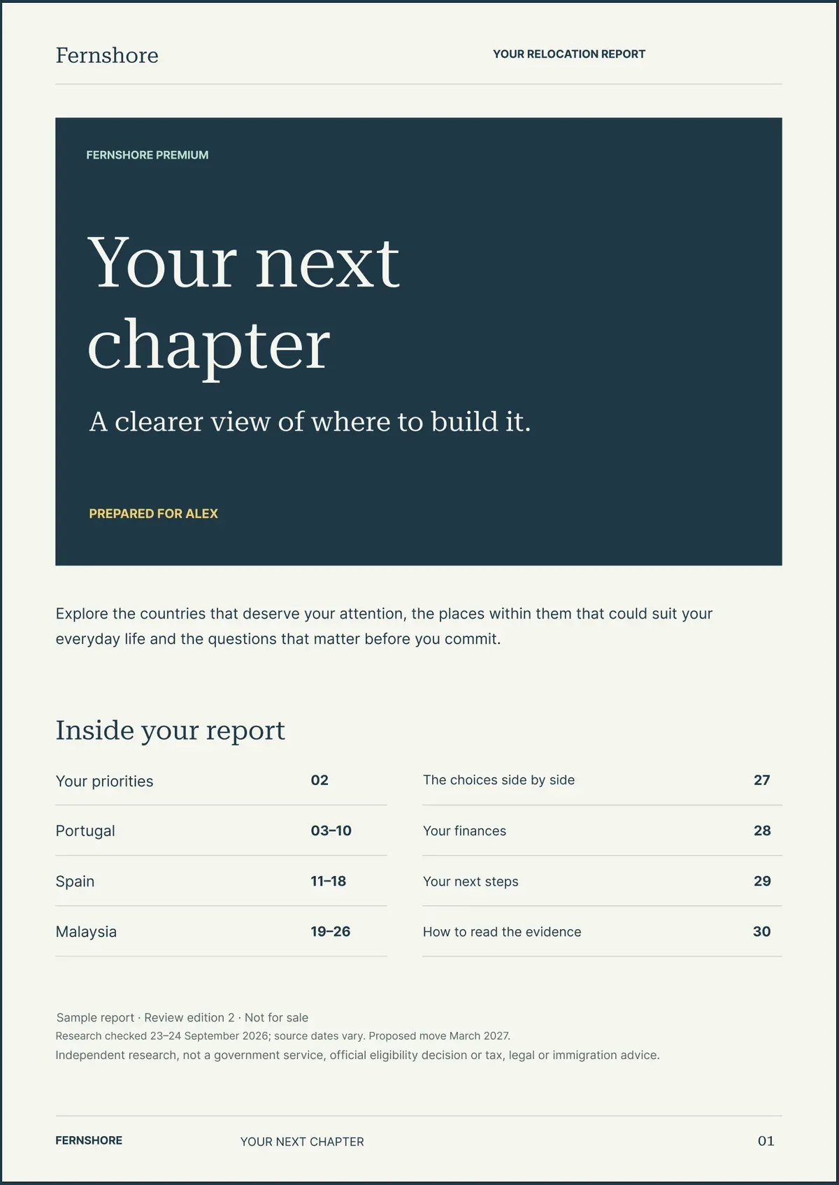 Page 1: Your next. The text of this page follows the image.