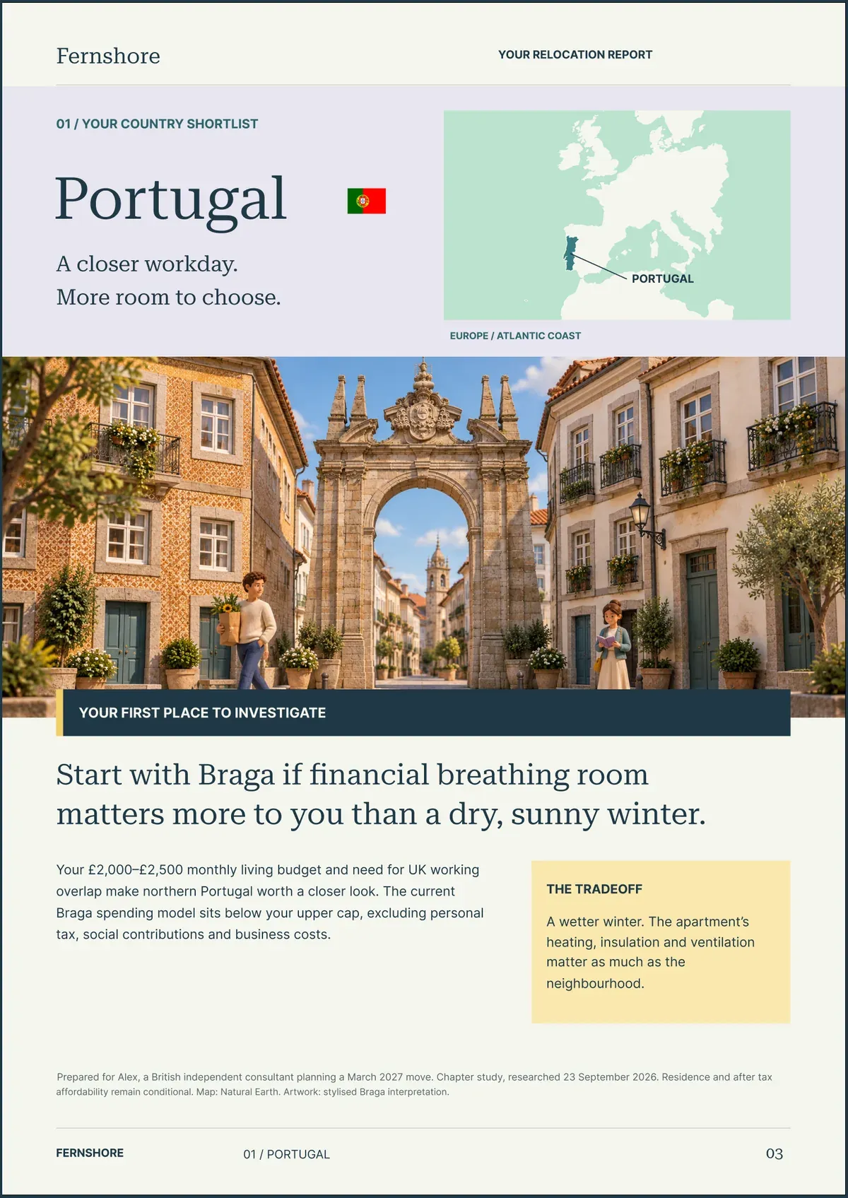 Page 3: Portugal. The text of this page follows the image.
