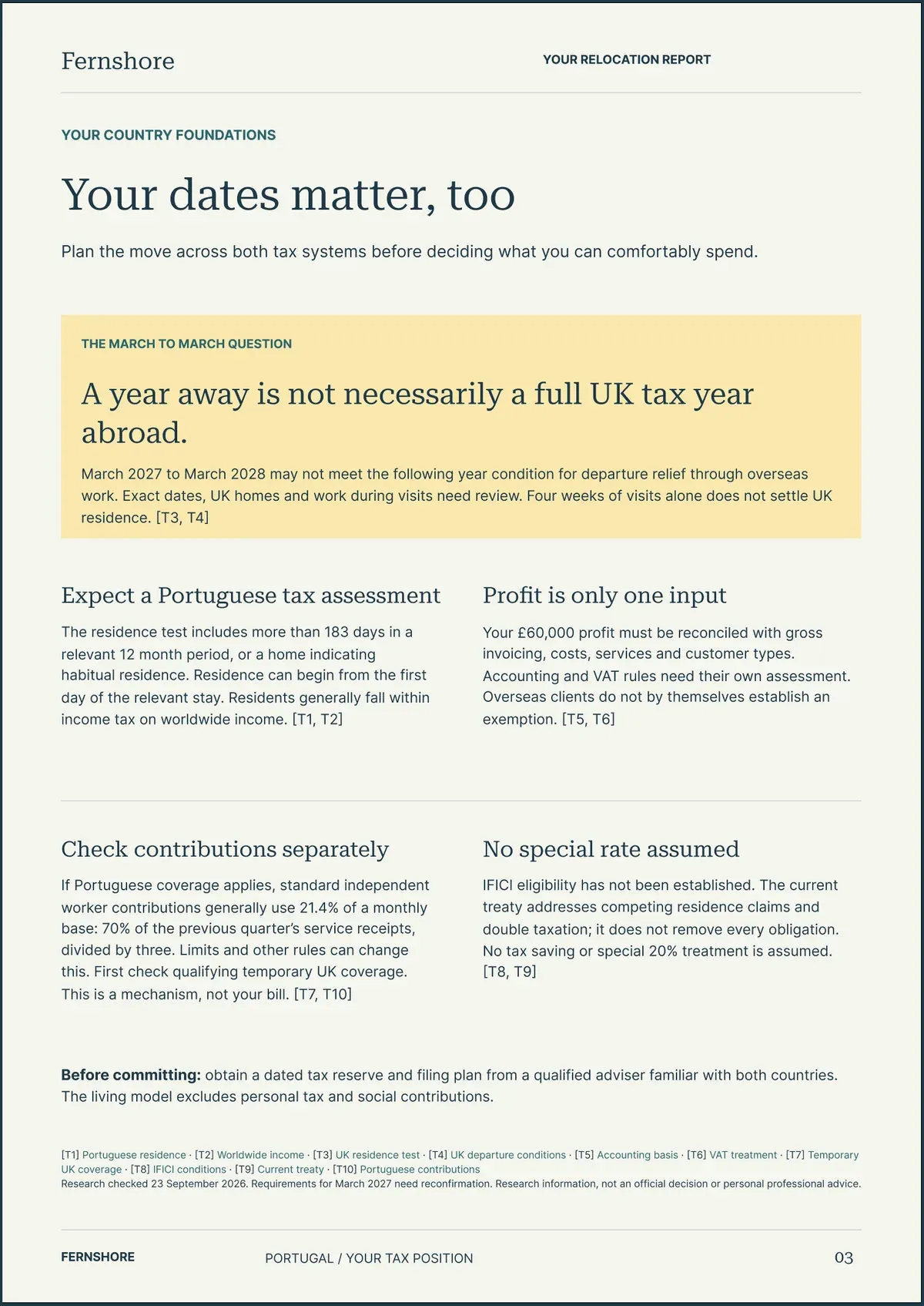 Page 4: Your dates matter, too. The text of this page follows the image.