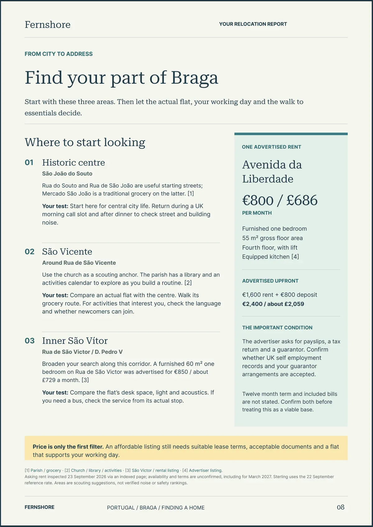 Page 8: Find your part of Braga. The text of this page follows the image.