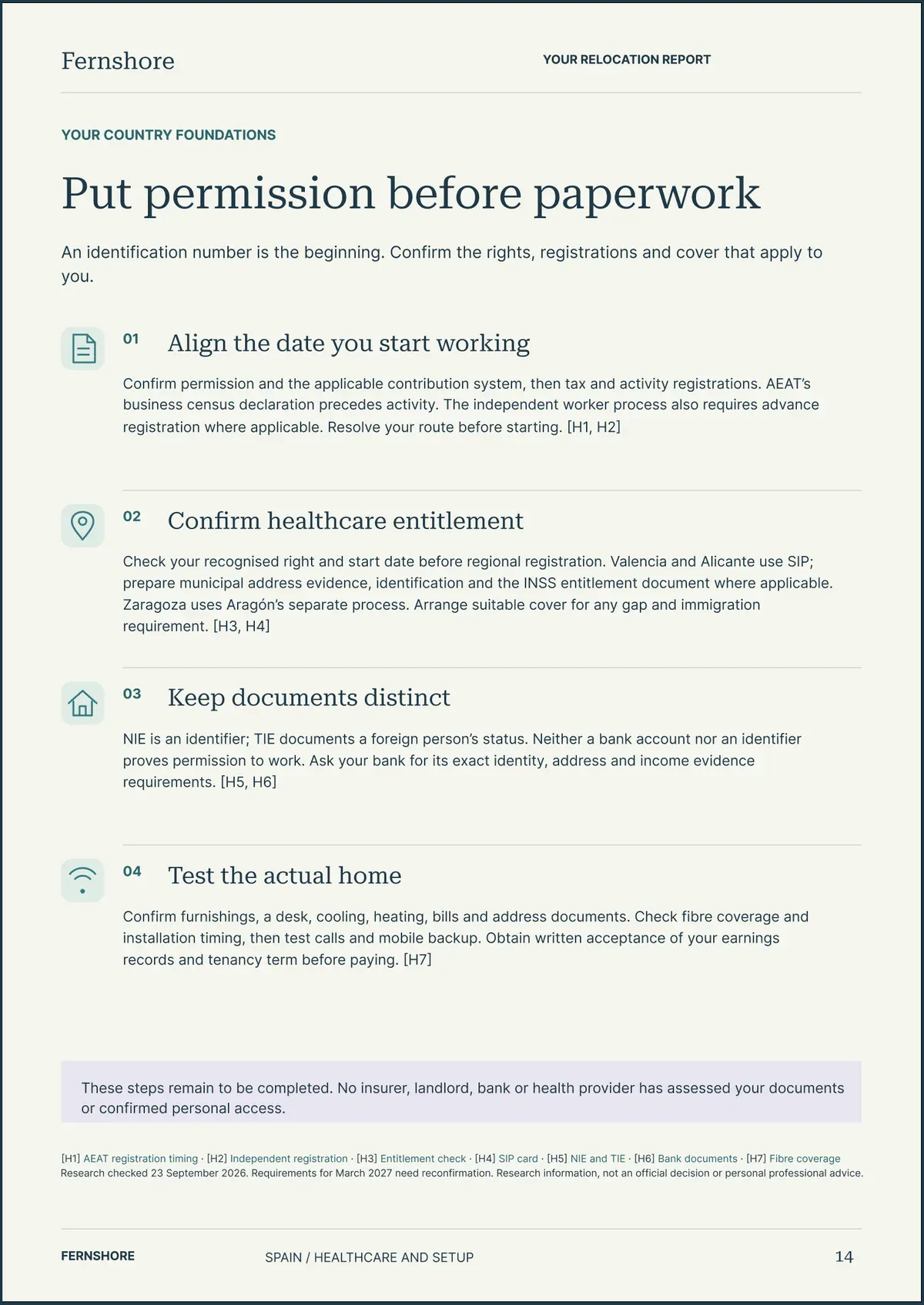 Page 14: Put permission before paperwork. The text of this page follows the image.