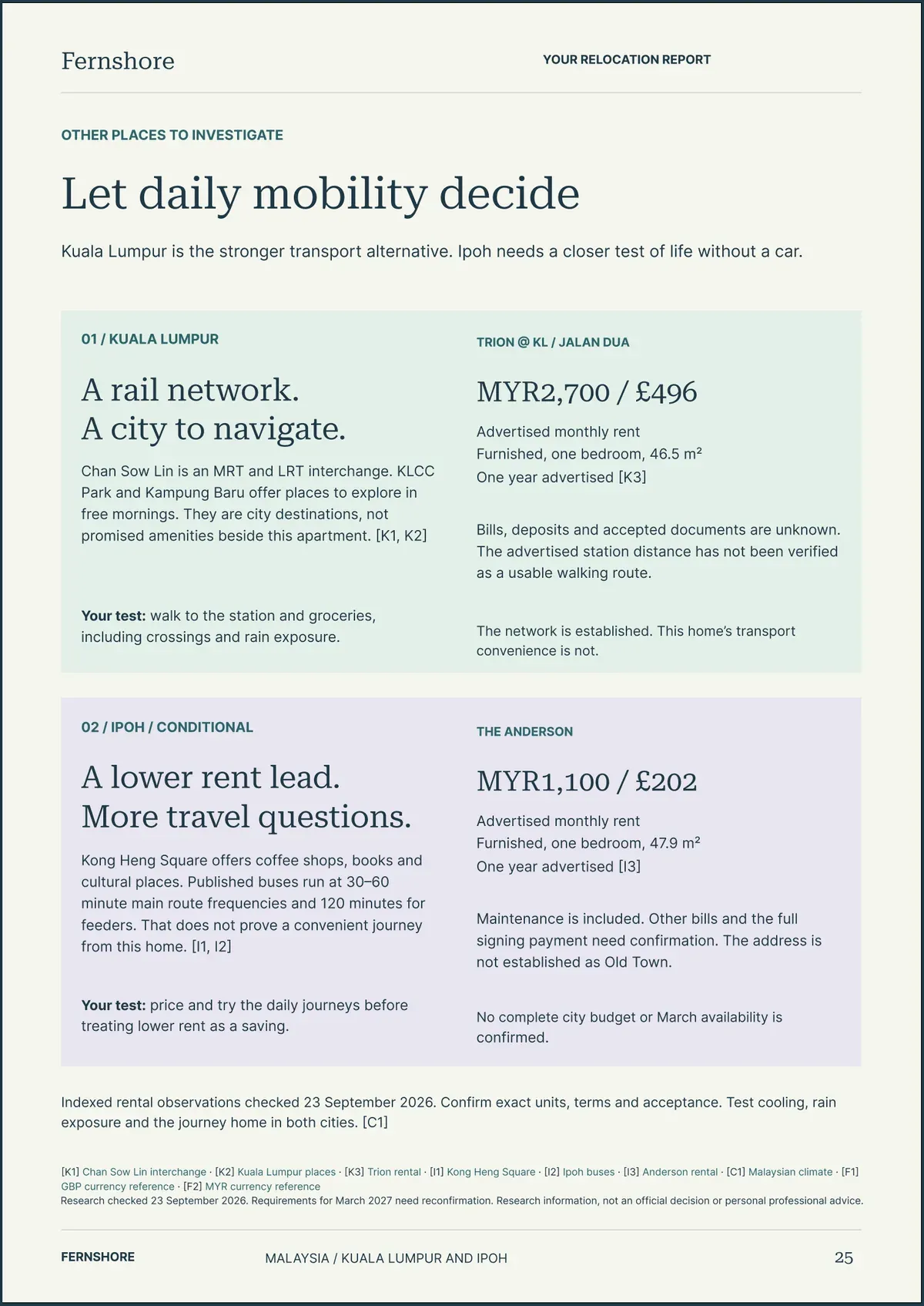 Page 25: Let daily mobility decide. The text of this page follows the image.